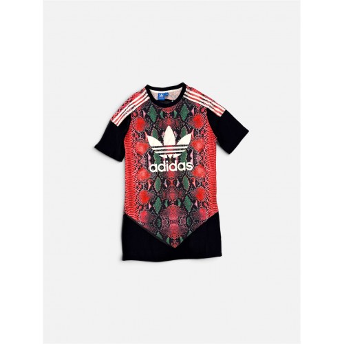 Adidas Originals Γυναικείο T-Shirt Φόρεμα με Snake Print